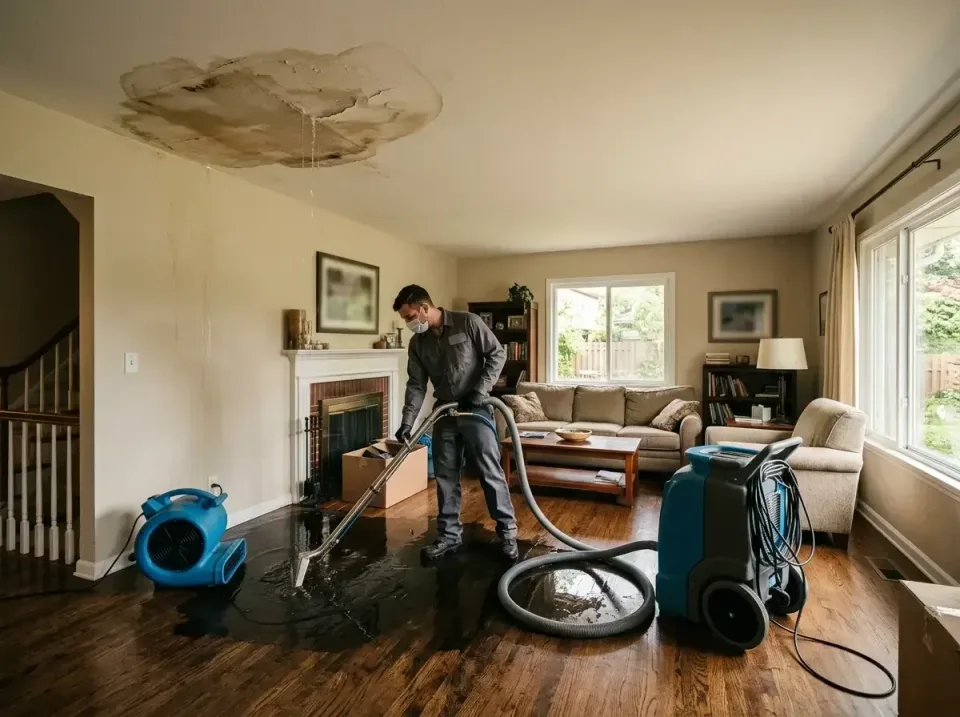 attic-pipe-burst-ceiling-drip-008 — frequently asked questions, Water Damage Restoration & Carpet Care in Bowling Green, KY